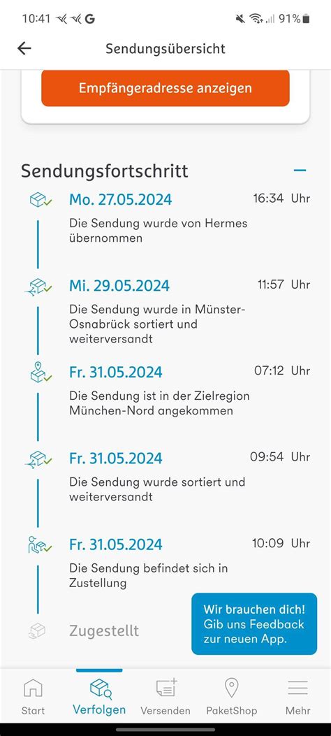 hermes zustellung bei abwesenheit|hermes sendung verpasst.